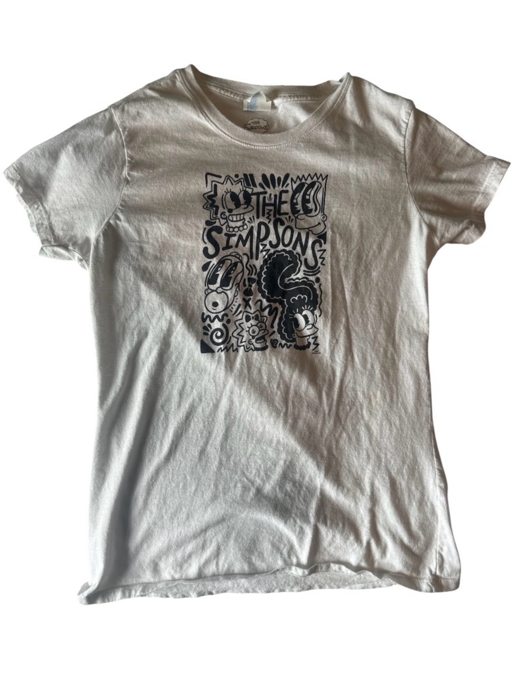 The Simpsons Graphic Short Sleeve Tee - White